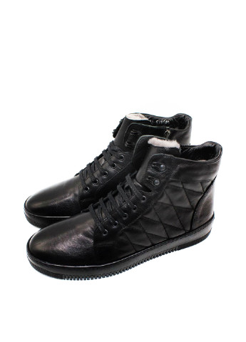 Черные зимние ботинки Luciano Bellini