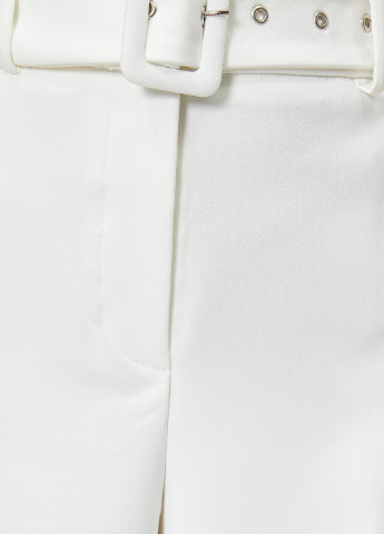 Белые кэжуал демисезонные кюлоты брюки KOTON