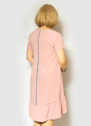 Розовое кэжуал платье оверсайз LibeAmore однотонное
