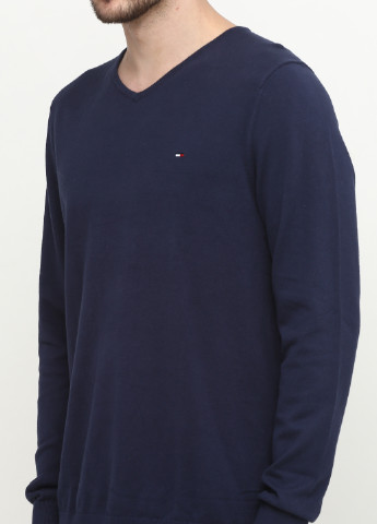 Синий демисезонный пуловер пуловер Tommy Hilfiger