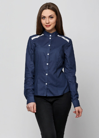 Темно-синя демісезонна блуза Vestis