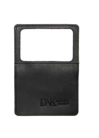 Мини обложка для документов (ID паспорт) DNK mini okno H col.J черная DNK Leather (253933099)