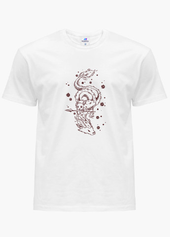 Белая футболка мужская хаку унесённые призраками (spirited away) белый (9223-2833) xxl MobiPrint