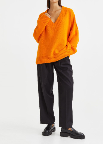 Помаранчевий демісезонний светр H&M