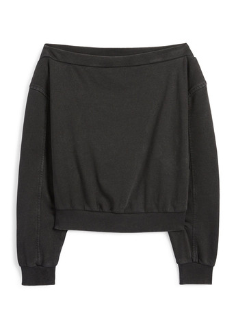 Темно-сірий світшот C&A однотонний без декору (362193819)