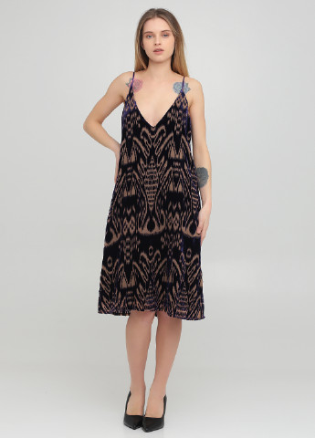Женское летнее Платье с открытой спиной, платье-комбинация Motel с абстрактным узором