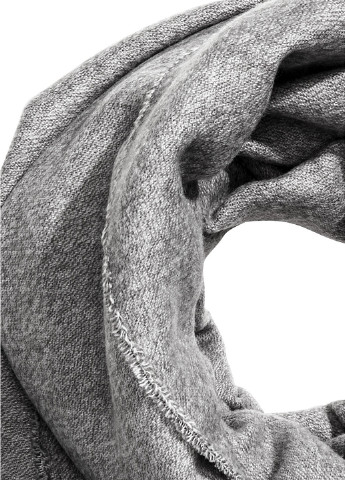 Шарф H&M меланж тёмно-серый кэжуал акрил