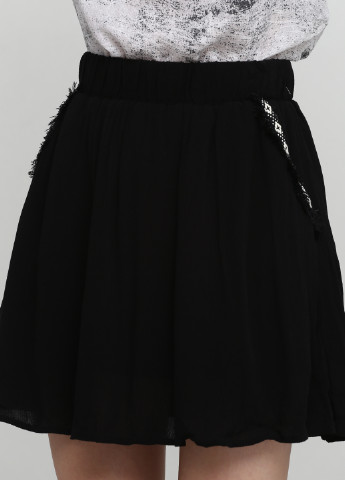 Черная кэжуал однотонная юбка Etam клешированная