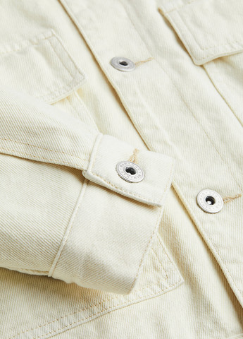 Молочная демисезонная куртка H&M