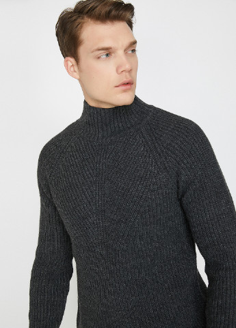 Темно-серый демисезонный свитер KOTON