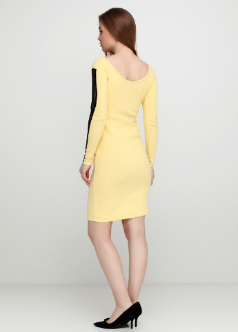 Жовтий кежуал сукня Mercan однотонна