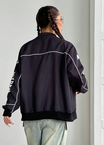 Бомбер SHEIN бейсбольний на блискавці (344453987)