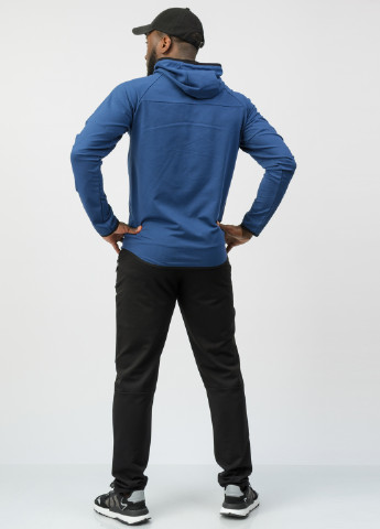 Синий демисезонный костюм (толстовка, брюки) брючный SA-sport