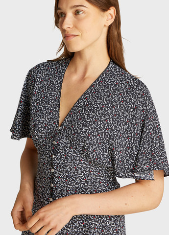 Чорна кежуал сукня а-силует Tommy Jeans з квітковим принтом