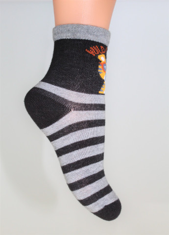Шкарпетки для хлопчика (котон),, 7-8, navy Arti 200084 чорні повсякденні