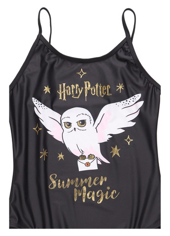 Черный демисезонный купальник слитный C&A