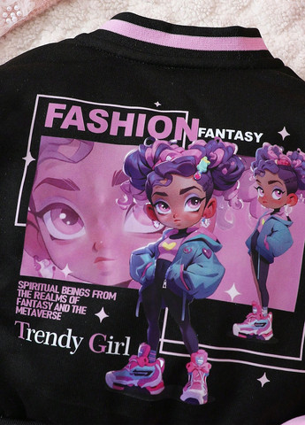 Комбінований демісезонний костюм (бомбер, спідниця) спідничний SHEIN