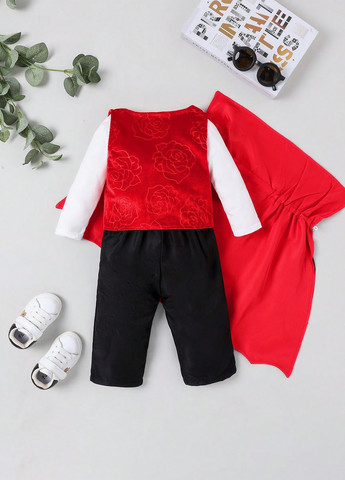 Маскарадний костюм (сорочка, жилет, штани, метелик, накидка) SHEIN (329546147)