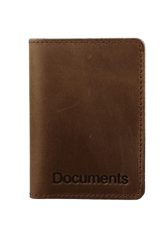 Мужская кожаная обложка для паспорта 7х10х1,5 см DNK Leather (212705432)