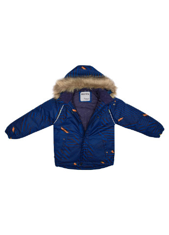 Синій зимній комплект зимовий (куртка + напівкомбінезон) winter Huppa