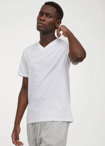 Белая футболка H&M