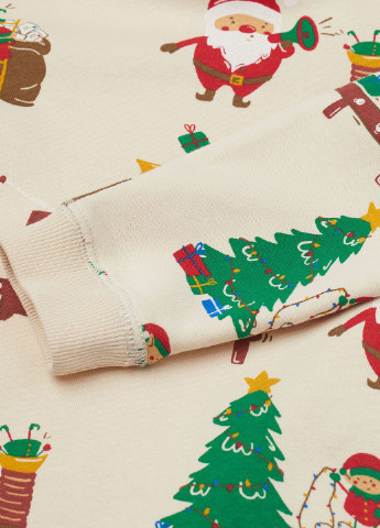 Новогодний худи с начесом Санта для мальчика H&M (251136224)