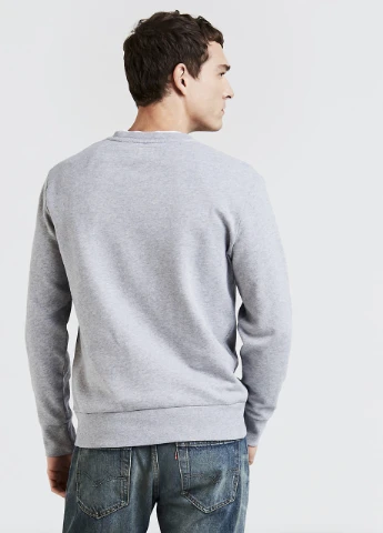 Сірий світшоти Levi's однотонний (211080851)