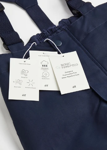 Темно-синие кэжуал зимние брюки H&M