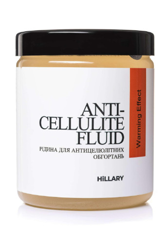 Набор Антицеллюлитные обертывания + жидкость с разогревающие эффектом Anti-cellulite Warming Effect (6 процедур) Hillary (253720258)