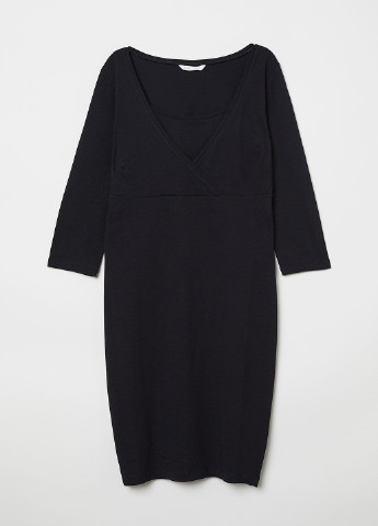 Чорна кежуал плаття для вагітних футляр H&M