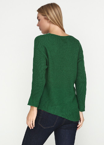 Темно-зеленый демисезонный пуловер пуловер Metin Triko