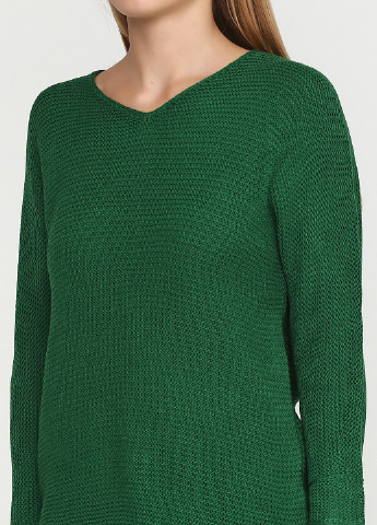 Темно-зеленый демисезонный пуловер пуловер Metin Triko