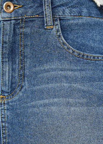Голубая джинсовая юбка KOTON карандаш