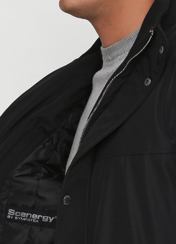 Чорна демісезонна куртка Carlo Comberti