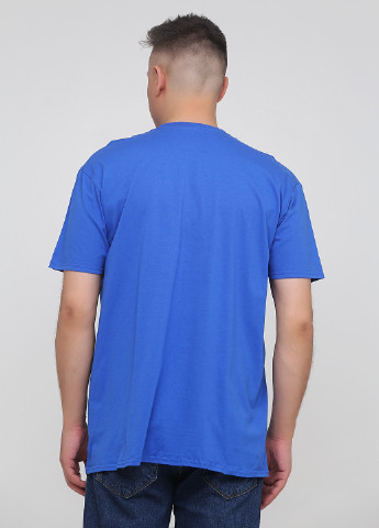 Синя футболка Gildan