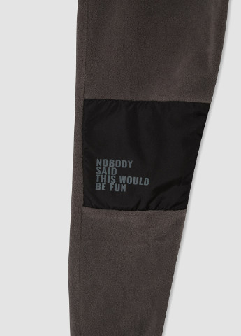 Темно-серые спортивные демисезонные брюки джоггеры, зауженные DeFacto