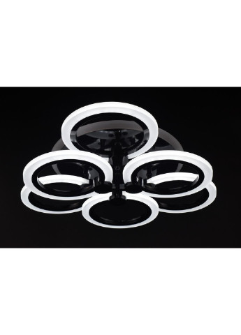 Люстра потолочная LED с пультом A2374/3+3S-RGB-bk Черный 11х47х47 см. Sunnysky (253527787)