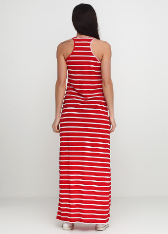 Красное кэжуал платье Ralph Lauren в полоску