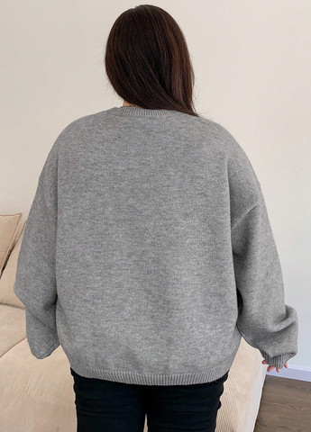 Серый зимний джемпер джемпер SHEIN