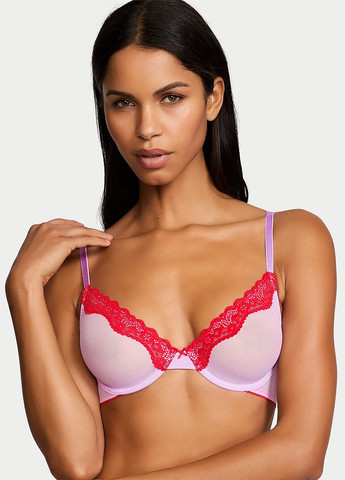 Сиреневый демисезонный комплект (бюстгальтер, трусики) Victoria's Secret