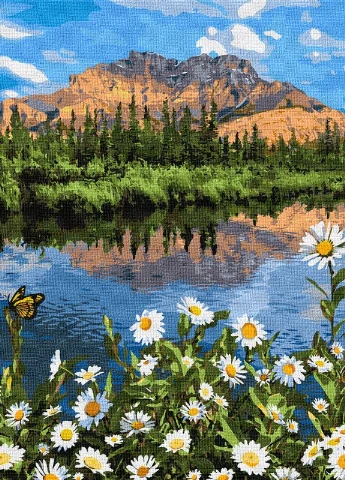 Картина по номерам. Горный пейзаж. 40х50см. KHO2833. Идейка Идейка (253183355)