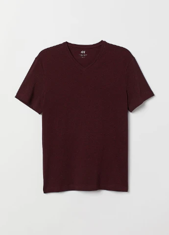 Бордова футболка H&M