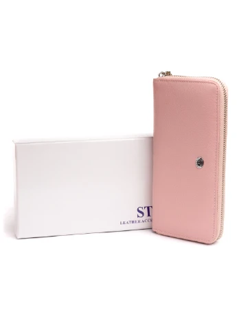 Жіночий шкіряний гаманець-клатч 19х9,5х2,5 см st leather (252128916)