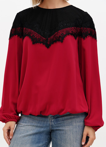 Бордова блуза Sassofono