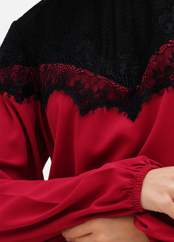 Бордова блуза Sassofono