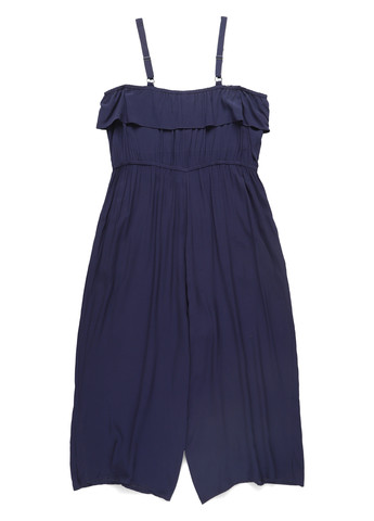 Комбінезон City Chic комбінезон-брюки однотонний темно-синій кежуал віскоза