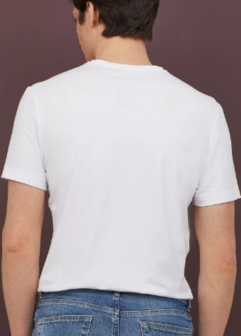 Белая футболка H&M