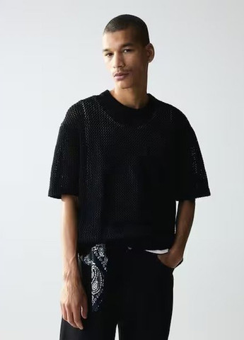 Чорна футболка H&M