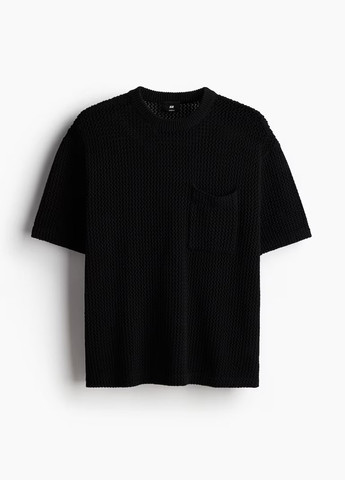 Чорна футболка H&M