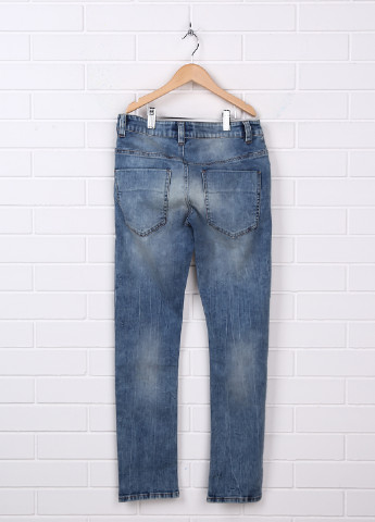 Голубые демисезонные со средней талией джинсы Tom Tailor
